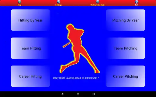 Play MLB Stats  and enjoy MLB Stats with UptoPlay