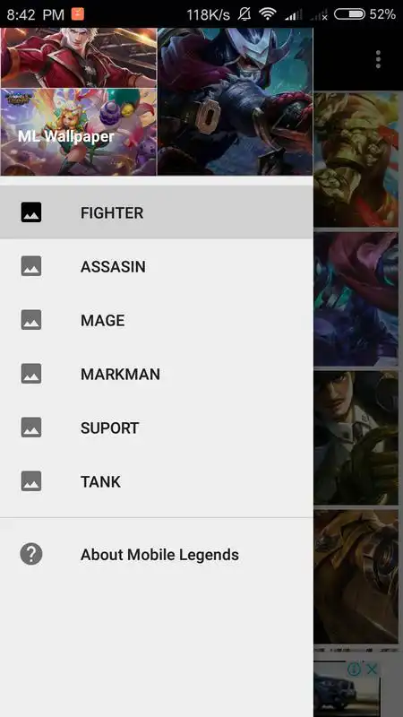 Play ML Mobile Legends Offline Wallpaper