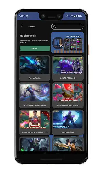 Play ML Skins Tool Plus as an online game ML Skins Tool Plus with UptoPlay