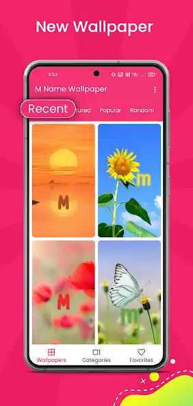 Play M Name Wallpaper - M Wallpaper as an online game M Name Wallpaper - M Wallpaper with UptoPlay