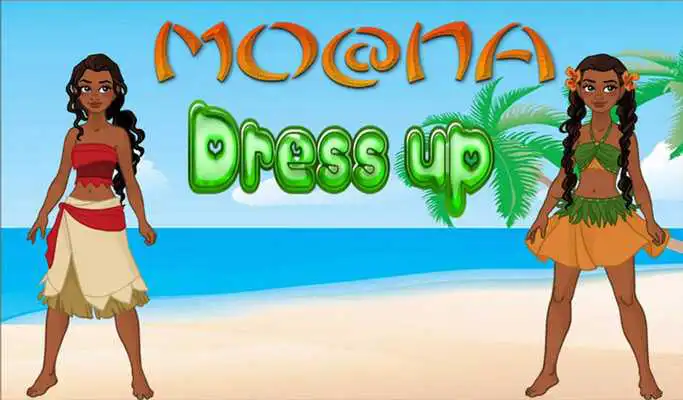 Play Moana island dress up game