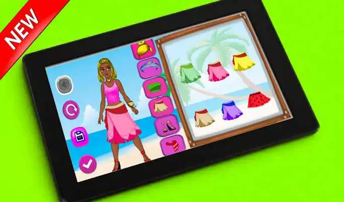 Play Moana island dress up game