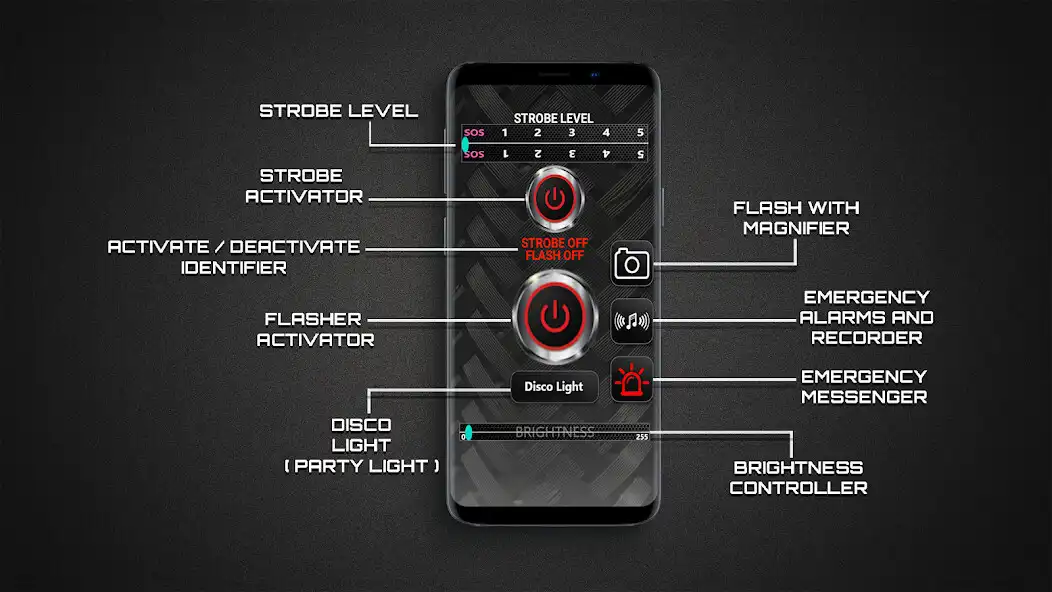 Play Mobiflash- brightest emergency flashlight  and enjoy Mobiflash- brightest emergency flashlight with UptoPlay