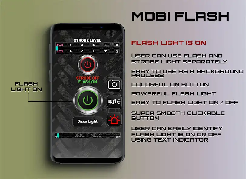 Play Mobiflash- brightest emergency flashlight as an online game Mobiflash- brightest emergency flashlight with UptoPlay