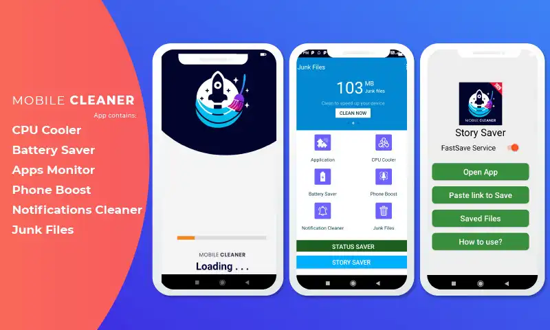 Play Mobile Cleaner - Battery Saver, Junk cleaner  and enjoy Mobile Cleaner - Battery Saver, Junk cleaner with UptoPlay
