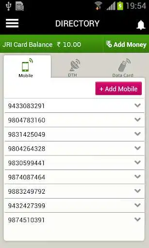 Play Mobile, DTH, Datacard Recharge