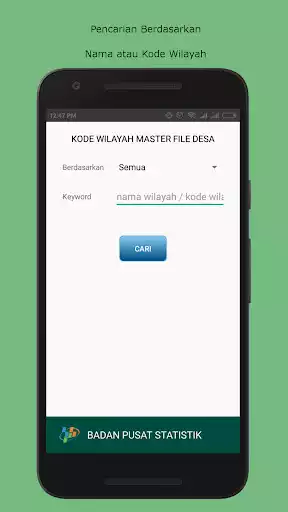 Play APK Mobile MFD (Master File Desa)  and enjoy Mobile MFD (Master File Desa) with UptoPlay com.studio.bume.mfd_mobile