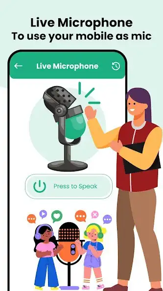 Play Mobile Mic To Speaker as an online game Mobile Mic To Speaker with UptoPlay