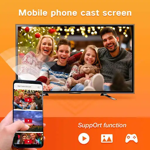 Play Mobile phone cast screen: mirroring or DLAN  and enjoy Mobile phone cast screen: mirroring or DLAN with UptoPlay