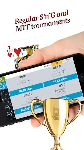 Play Mobile Poker Club .NET as an online game Mobile Poker Club .NET with UptoPlay