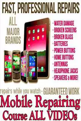Play Mobile Repairing Course VIDEO Android iPhone App