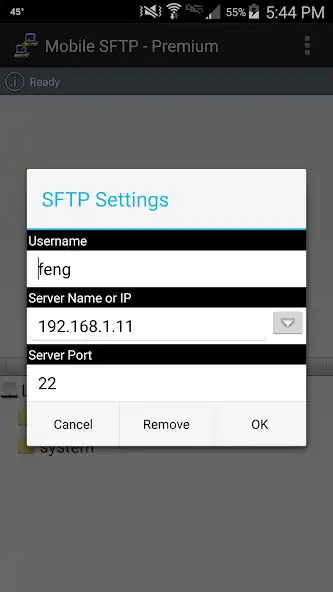 Play Mobile SFTP (Premium Version) as an online game Mobile SFTP (Premium Version) with UptoPlay