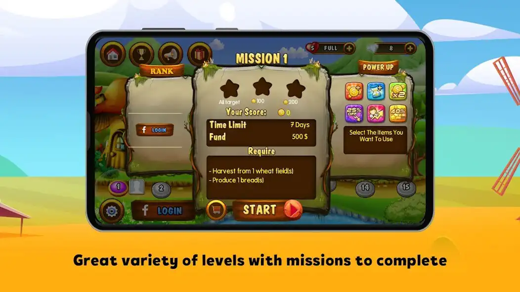 Play Mobile Village Farmers as an online game Mobile Village Farmers with UptoPlay