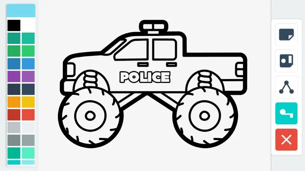 Play Mobil Polisi Mewarnai  and enjoy Mobil Polisi Mewarnai with UptoPlay