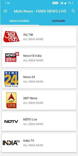 Play Mobi News - Hindi Live TV  and enjoy Mobi News - Hindi Live TV with UptoPlay