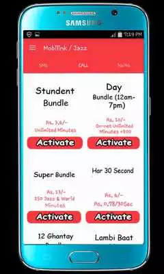 Play Moblink / Jazz Network All Packages