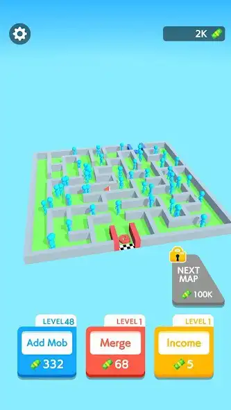 Play Mob Maze ASMR  and enjoy Mob Maze ASMR with UptoPlay