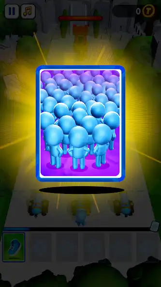 Play Mobs Mania: Card Battle as an online game Mobs Mania: Card Battle with UptoPlay
