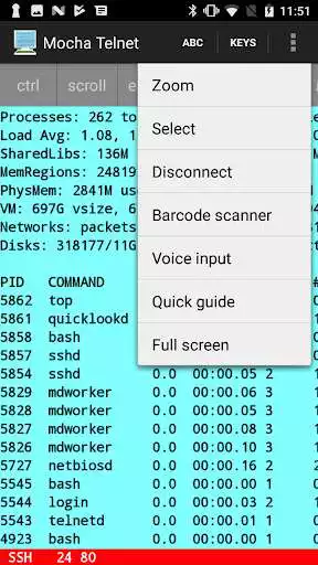 Play Mocha Telnet Lite