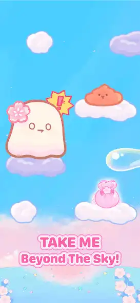 Play Mochi Jump - Into infinity as an online game Mochi Jump - Into infinity with UptoPlay