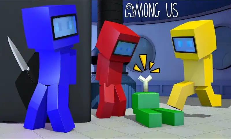 Play Mod and Skin 4d Among Us for Minecraft PE as an online game Mod and Skin 4d Among Us for Minecraft PE with UptoPlay