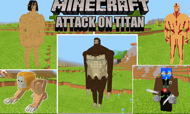 Play mod AOT mcpe skin craft as an online game mod AOT mcpe skin craft with UptoPlay