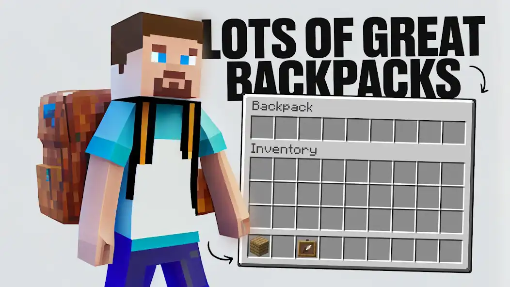 Play Mod Backpack for Minecraft PE as an online game Mod Backpack for Minecraft PE with UptoPlay