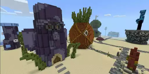 Play Mod Bikini Bottom for MCPE  and enjoy Mod Bikini Bottom for MCPE with UptoPlay