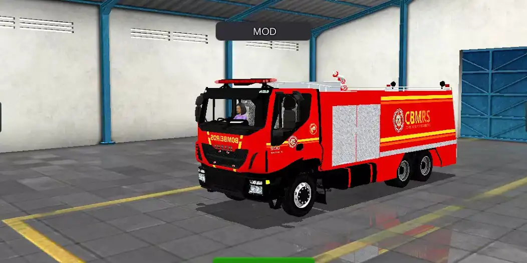Play MOD BUSSID Pemadam Kebakaran as an online game MOD BUSSID Pemadam Kebakaran with UptoPlay