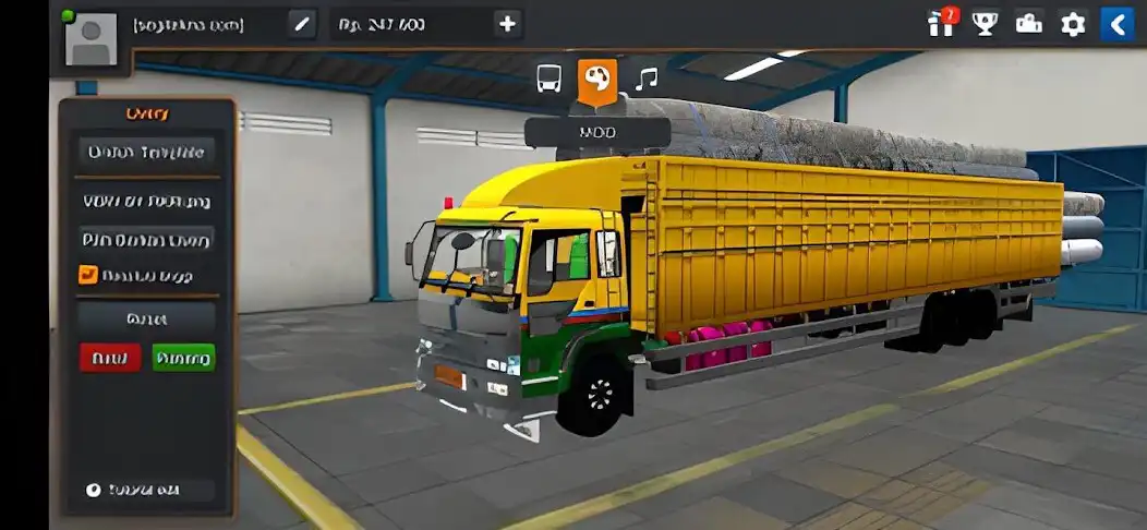 Play Mod Bussid Trailer Hino Fuso as an online game Mod Bussid Trailer Hino Fuso with UptoPlay