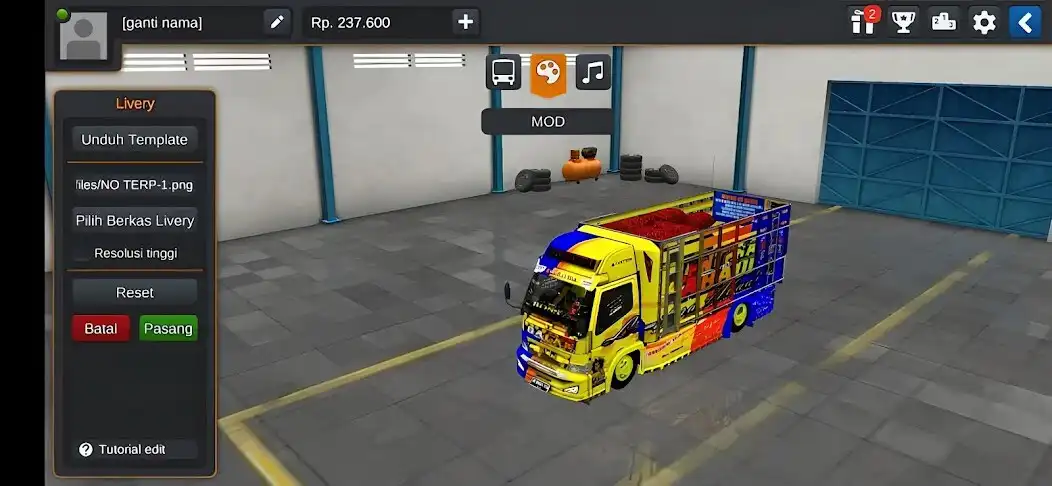 Play Mod Bussid Truck Canter Muatan  and enjoy Mod Bussid Truck Canter Muatan with UptoPlay