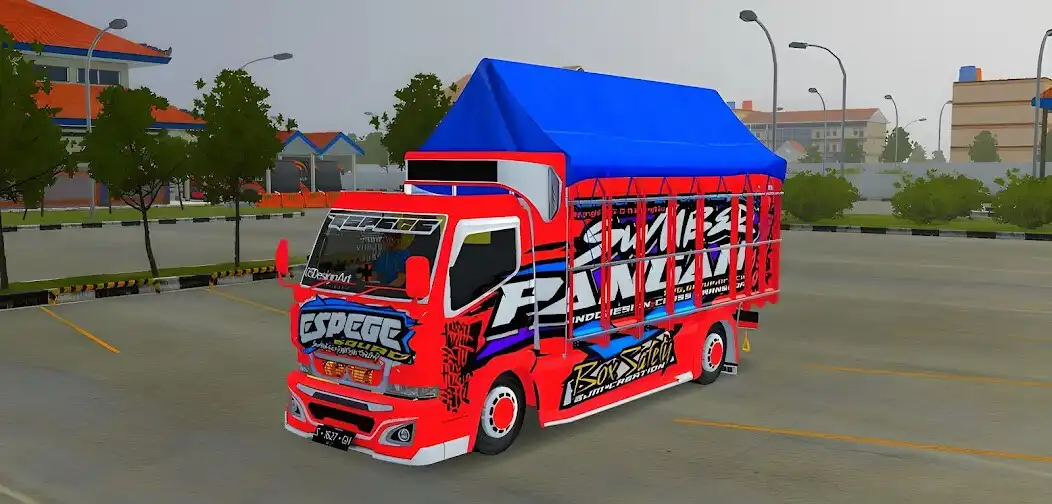 Play Mod Bussid Truck Canter Muatan as an online game Mod Bussid Truck Canter Muatan with UptoPlay