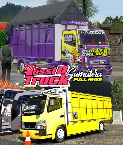 Play Mod Bussid Truck Sumatra Full Anim  and enjoy Mod Bussid Truck Sumatra Full Anim with UptoPlay