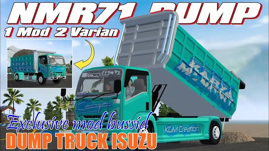Play Mod Dump Truck Isuzu  and enjoy Mod Dump Truck Isuzu with UptoPlay