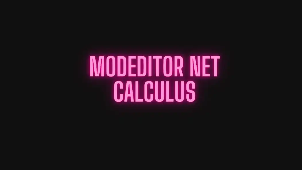 Play Modeditor Net calculus as an online game Modeditor Net calculus with UptoPlay
