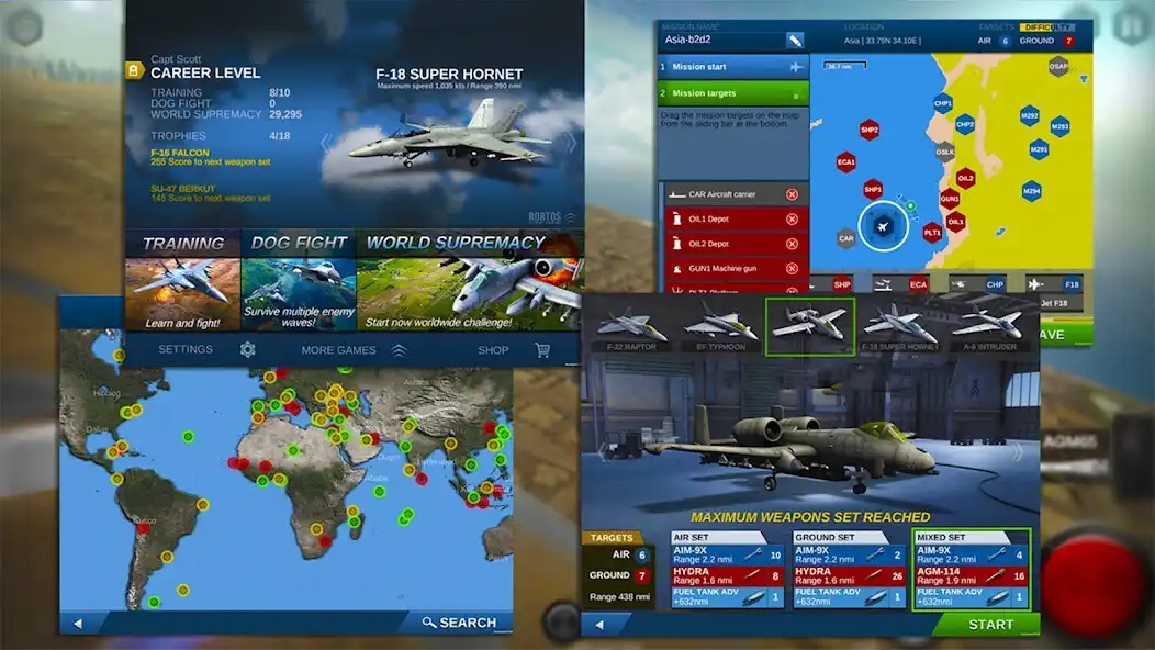 Play Modern Air Combat Flight Jet as an online game Modern Air Combat Flight Jet with UptoPlay
