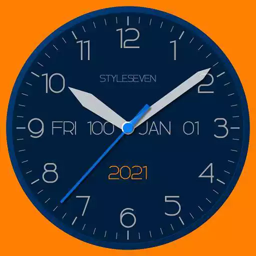 Run free android online Modern Analog Clock-7 APK