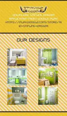 Play Modern Bathroom Wall Design