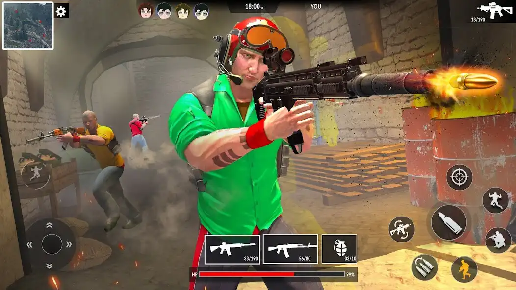 Play Modern Battle Ops Gun War Game as an online game Modern Battle Ops Gun War Game with UptoPlay