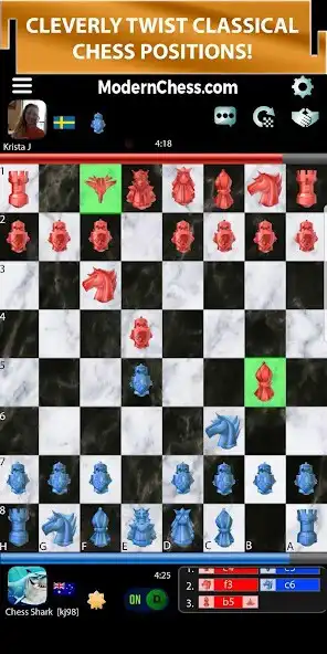 Play Modern Chess as an online game Modern Chess with UptoPlay