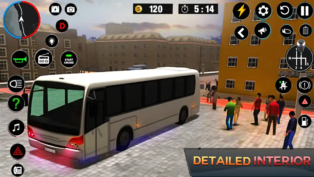 Play Modern Coach 3d Bus Simulation as an online game Modern Coach 3d Bus Simulation with UptoPlay