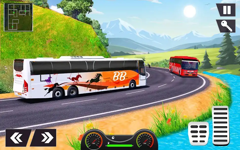 Play Modern Coach Bus Simulator 3D as an online game Modern Coach Bus Simulator 3D with UptoPlay