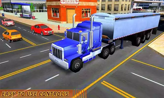 Play Modern Delivery Truck 3D : Heavy Duty Transporter