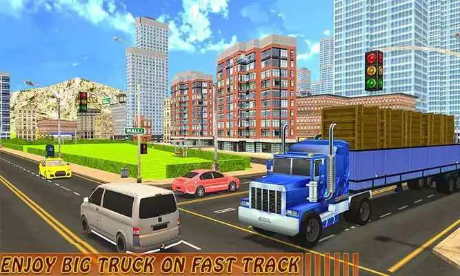 Play Modern Delivery Truck 3D : Heavy Duty Transporter