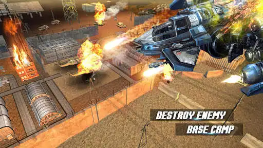 Play Modern Drone Air Strike Battle! Gunship Combat 3D as an online game Modern Drone Air Strike Battle! Gunship Combat 3D with UptoPlay