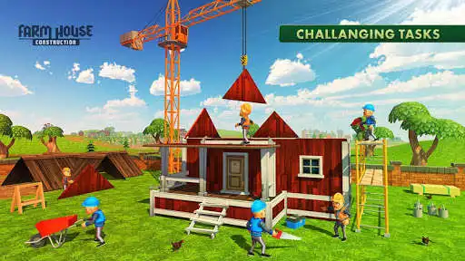 Play Modern Farm House Construction as an online game Modern Farm House Construction with UptoPlay