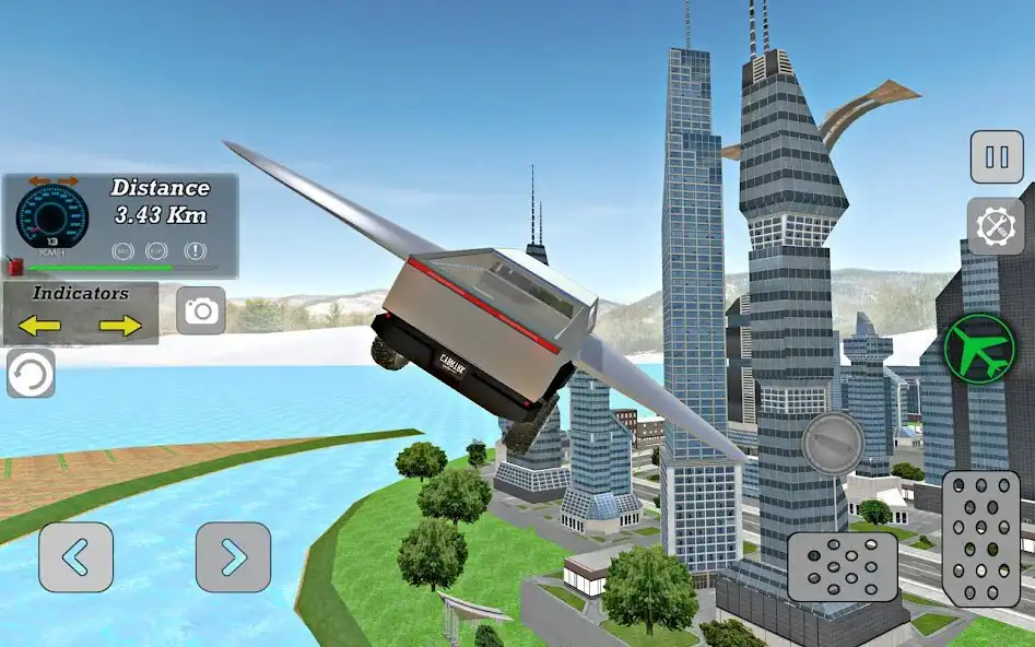Play Modern Flying Car Driving Sim  and enjoy Modern Flying Car Driving Sim with UptoPlay