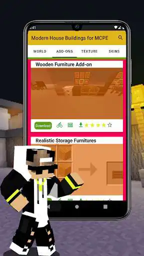 Play Modern House Building for MCPE as an online game Modern House Building for MCPE with UptoPlay