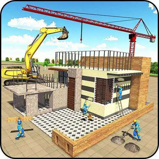 Free play online Modern House Construction 3D APK