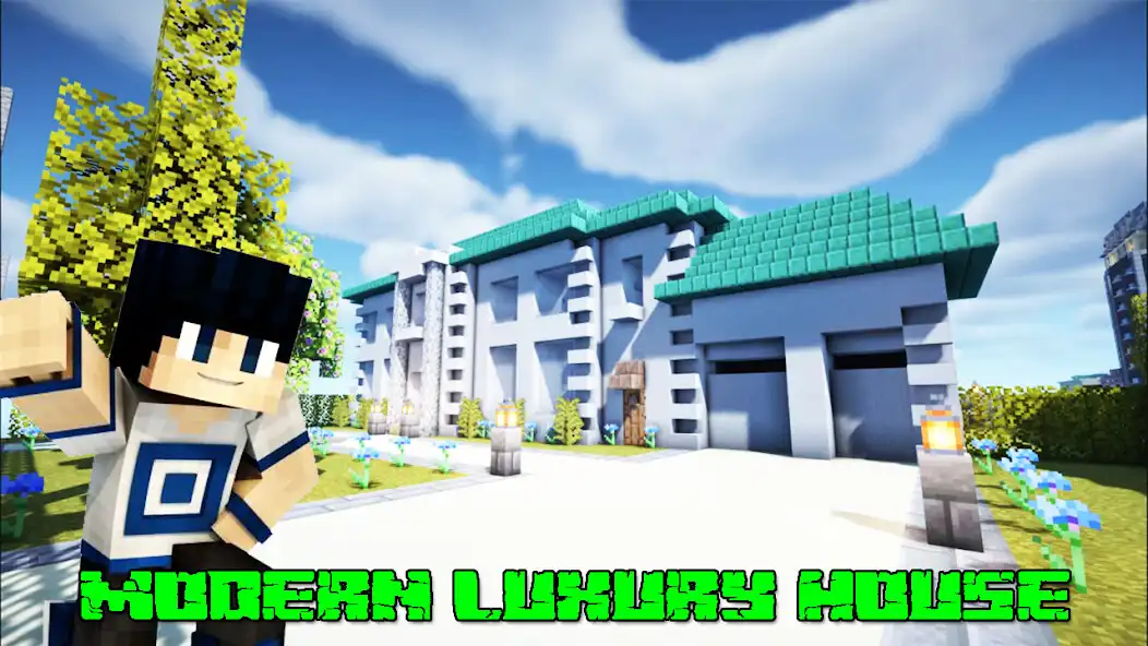 Play MODERN HOUSE FOR MINECRAFT MOD  and enjoy MODERN HOUSE FOR MINECRAFT MOD with UptoPlay